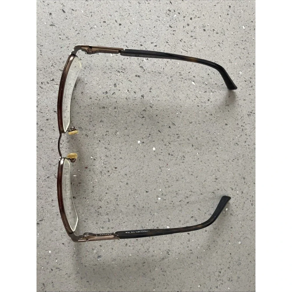 Safilo Eyeglasses Elasta 7173 01j0 52-18-140 Brown Bronze Metal FRAMES ONLY